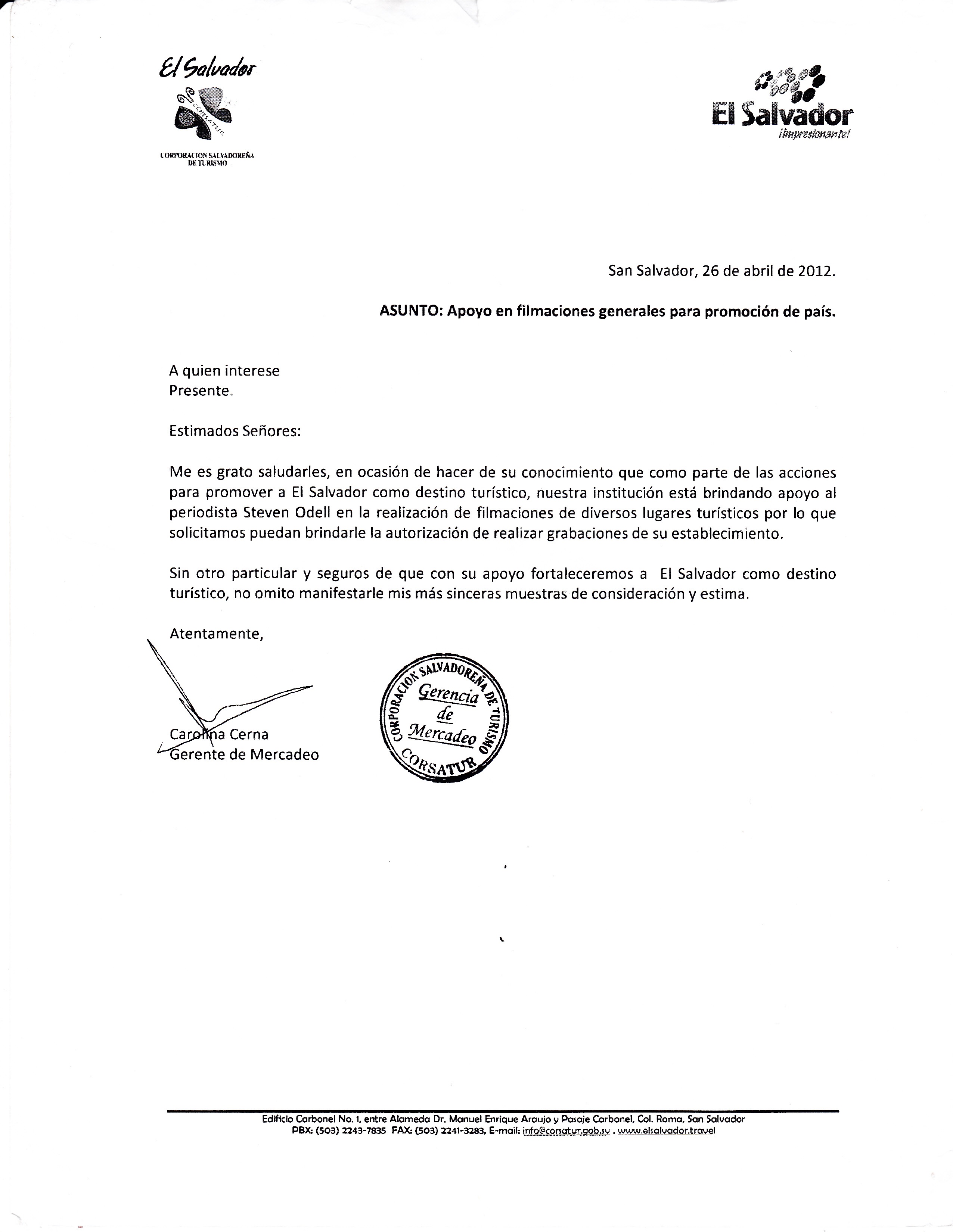 El Salvador Production 2